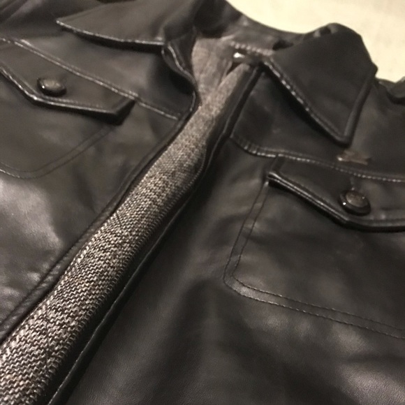 AG Milano Faux Leather Bomber - Picture 5 of 7